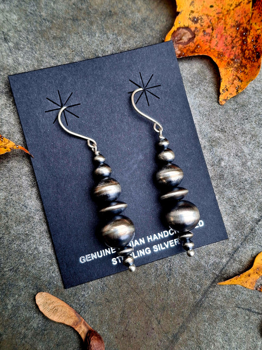 Handmade Navajo Pearl Earrings