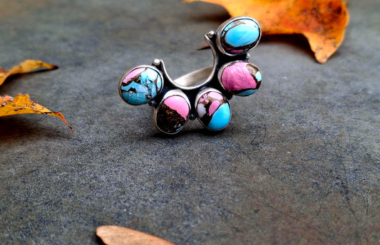 Cotton Candy Adjustable Ring