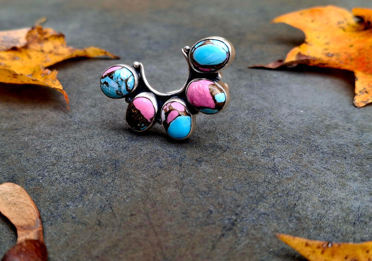Cotton Candy Adjustable Ring