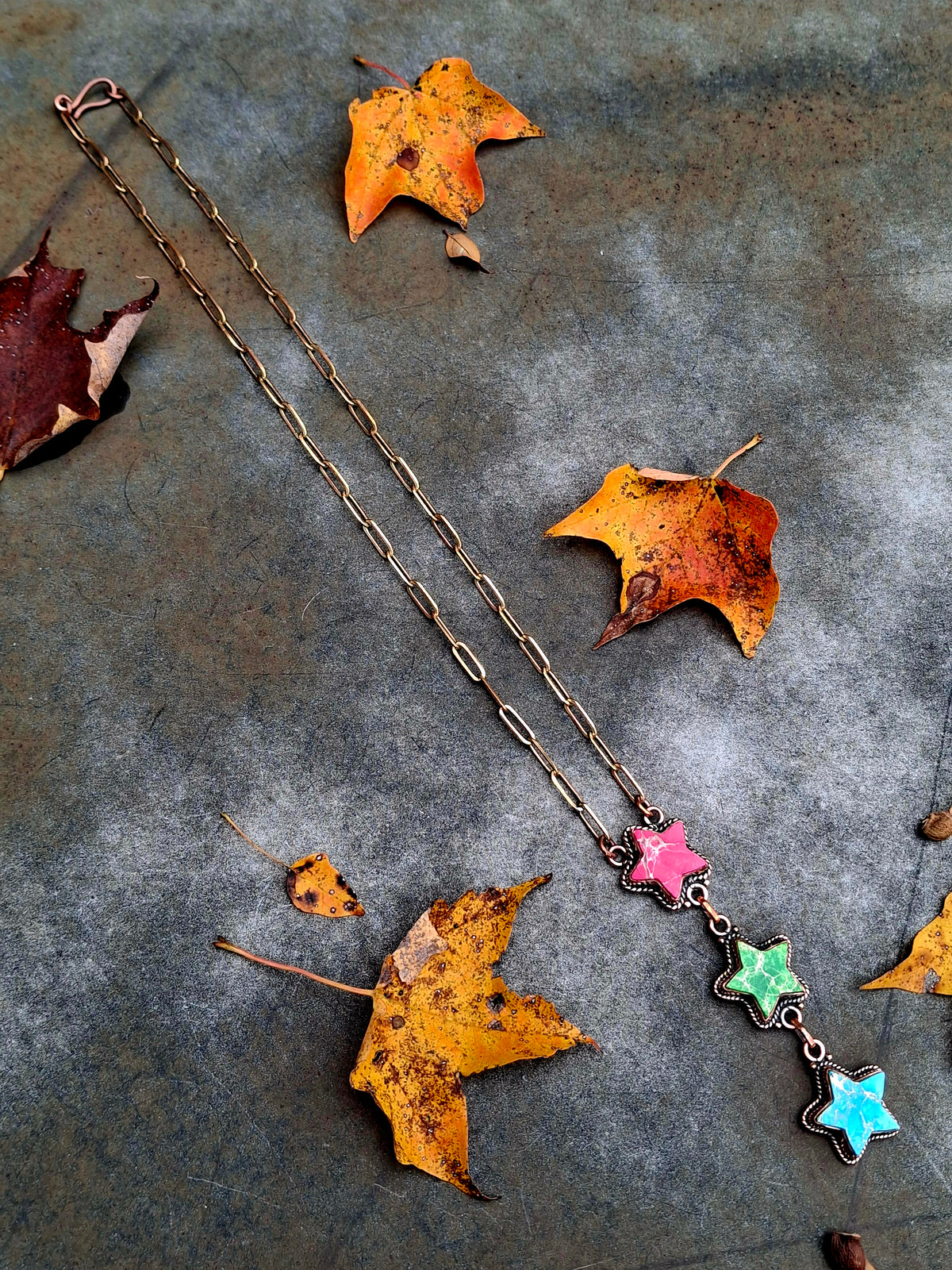 Sea Sediment Drop Necklace