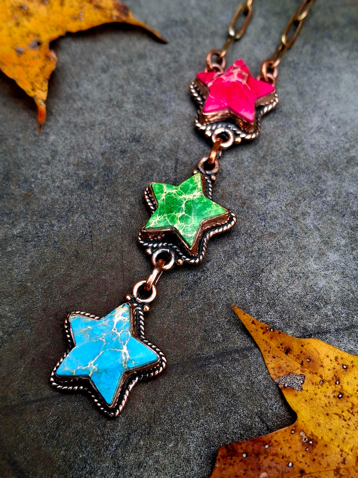 Sea Sediment Drop Necklace