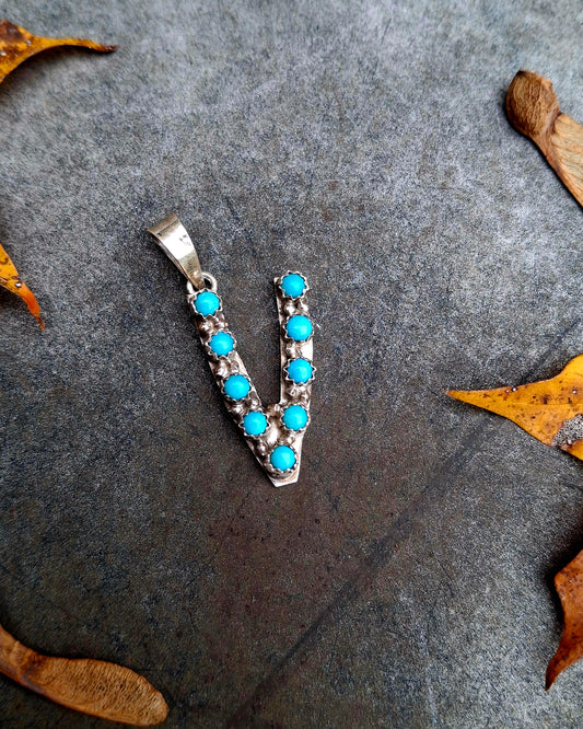 Kingman Initial Pendant