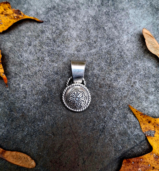 Dainty Stamped Pendant