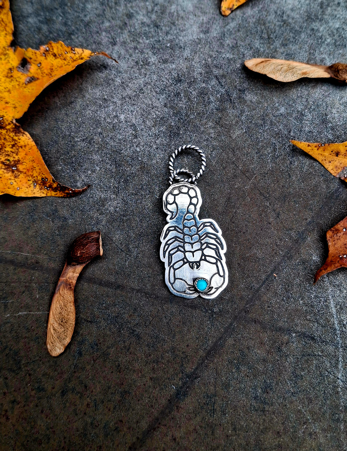 Kingman Scorpion Pendant