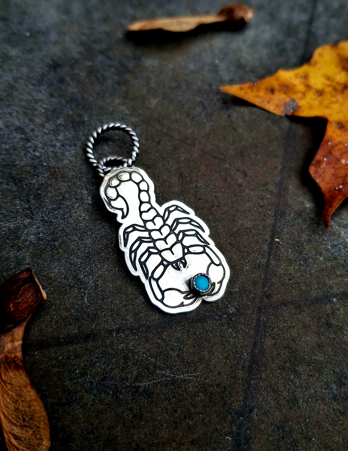 Kingman Scorpion Pendant