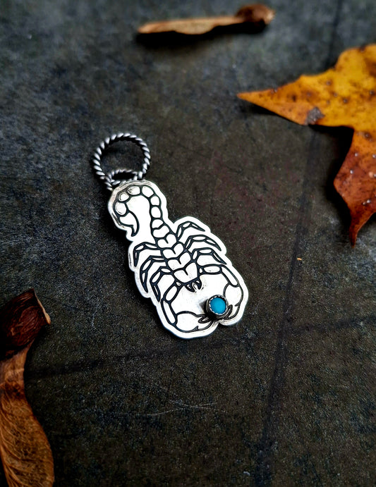 Kingman Scorpion Pendant