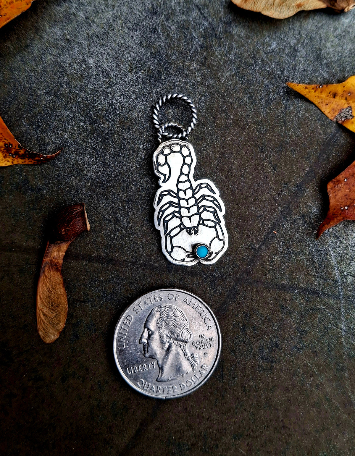 Kingman Scorpion Pendant