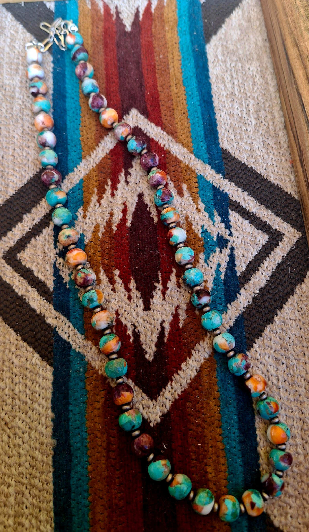 Spiny/Turquoise Mix Bead Necklace