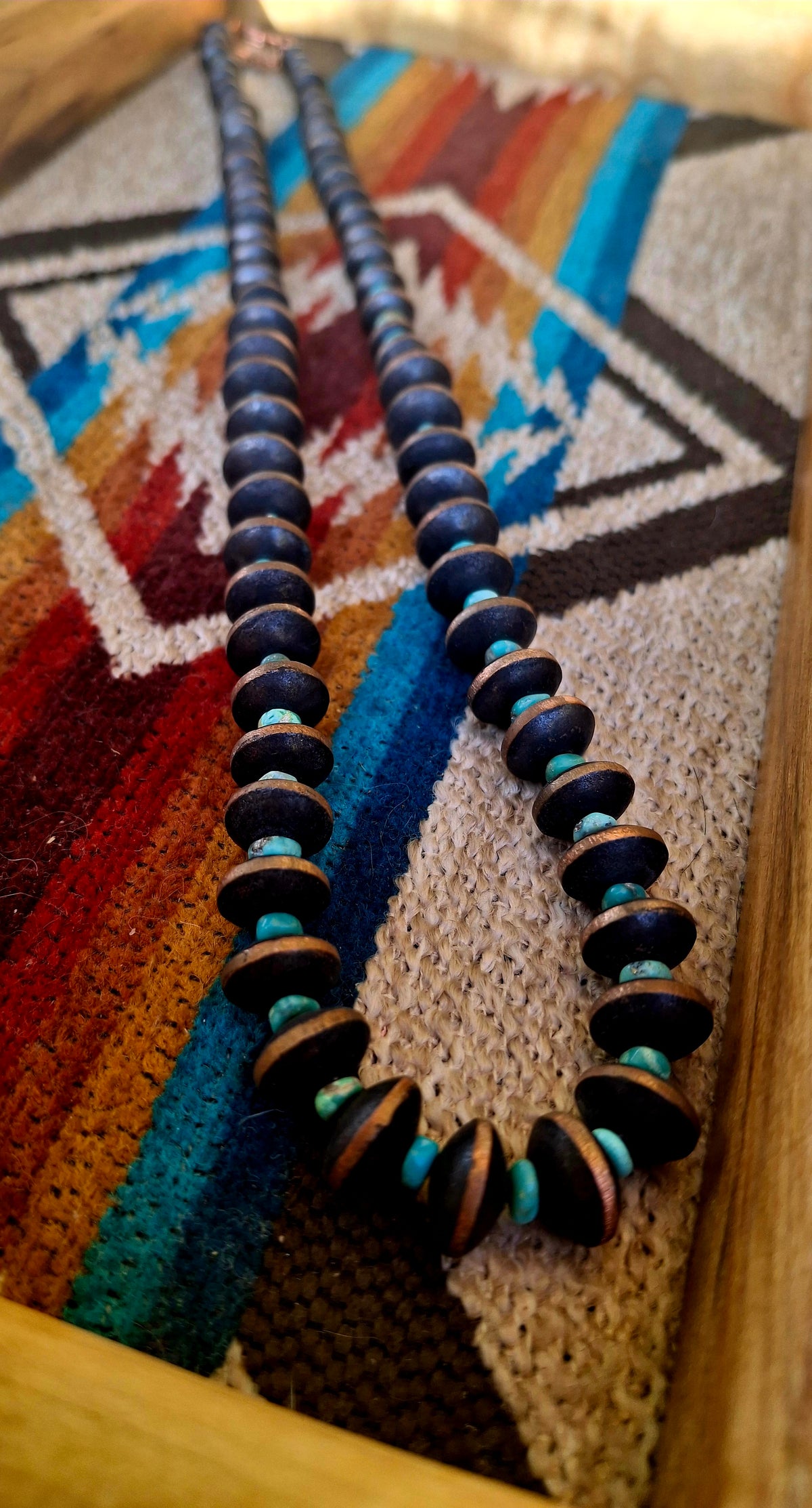 Copper/Cloud Mountain Saucer Necklace