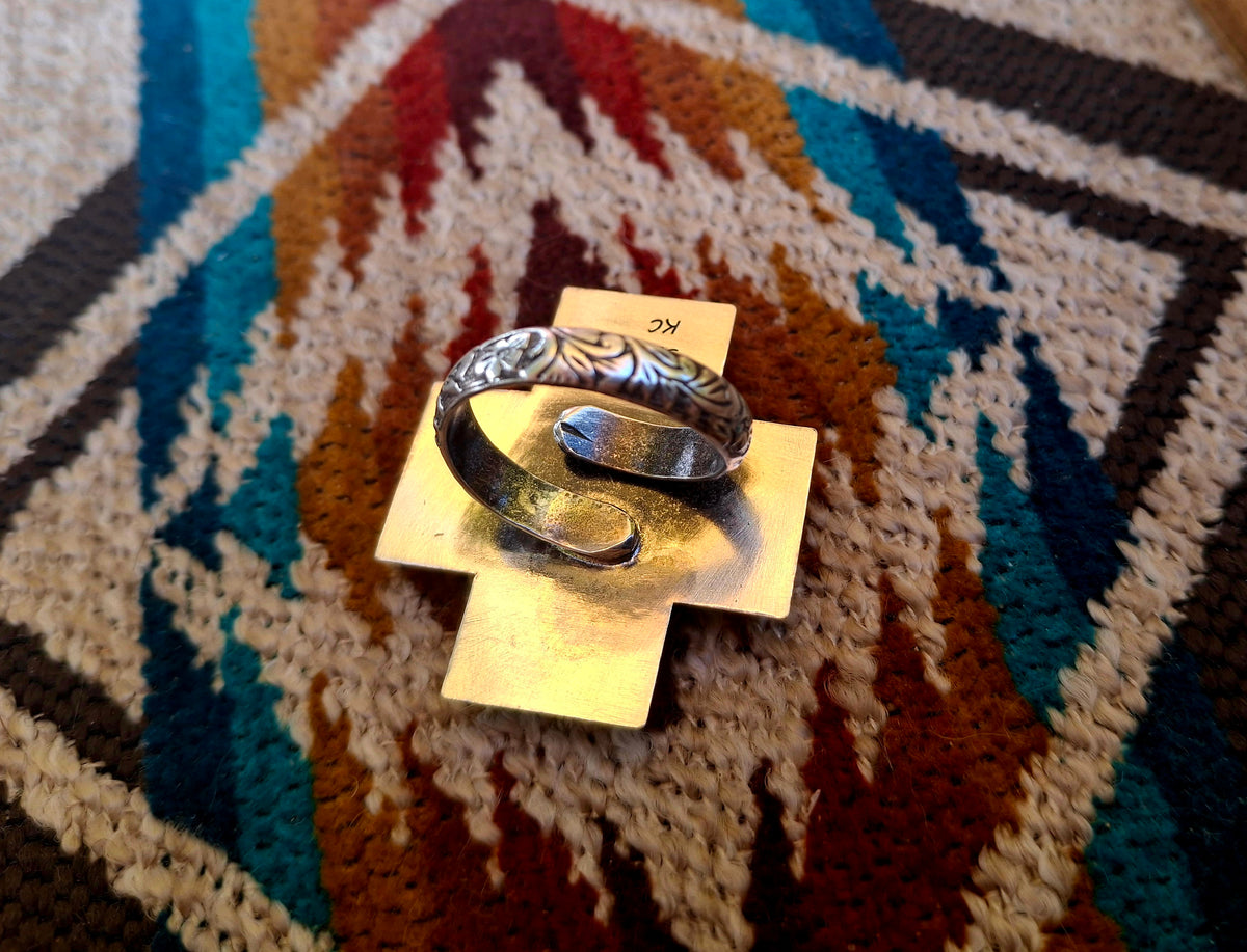 Mixed Turquoise Adjustable Ring
