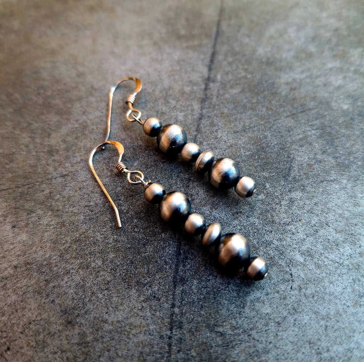 Sterling Pearl Earrings