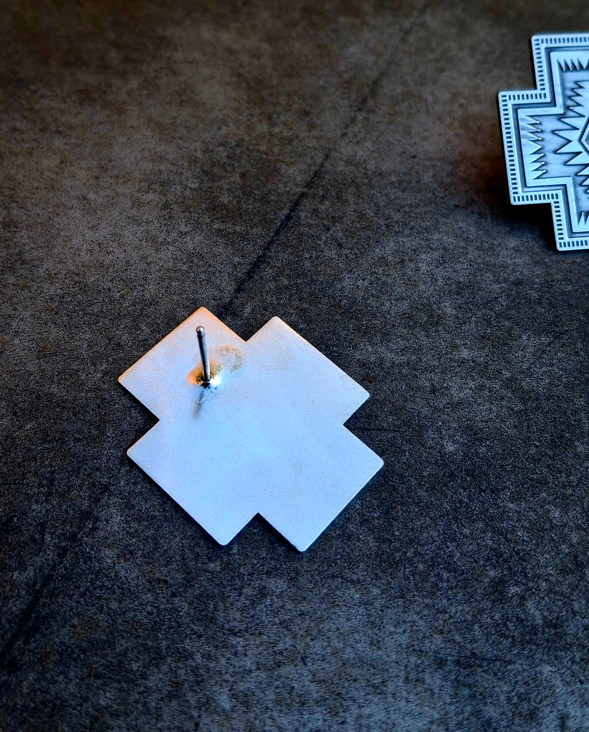 Geometric Zia Studs