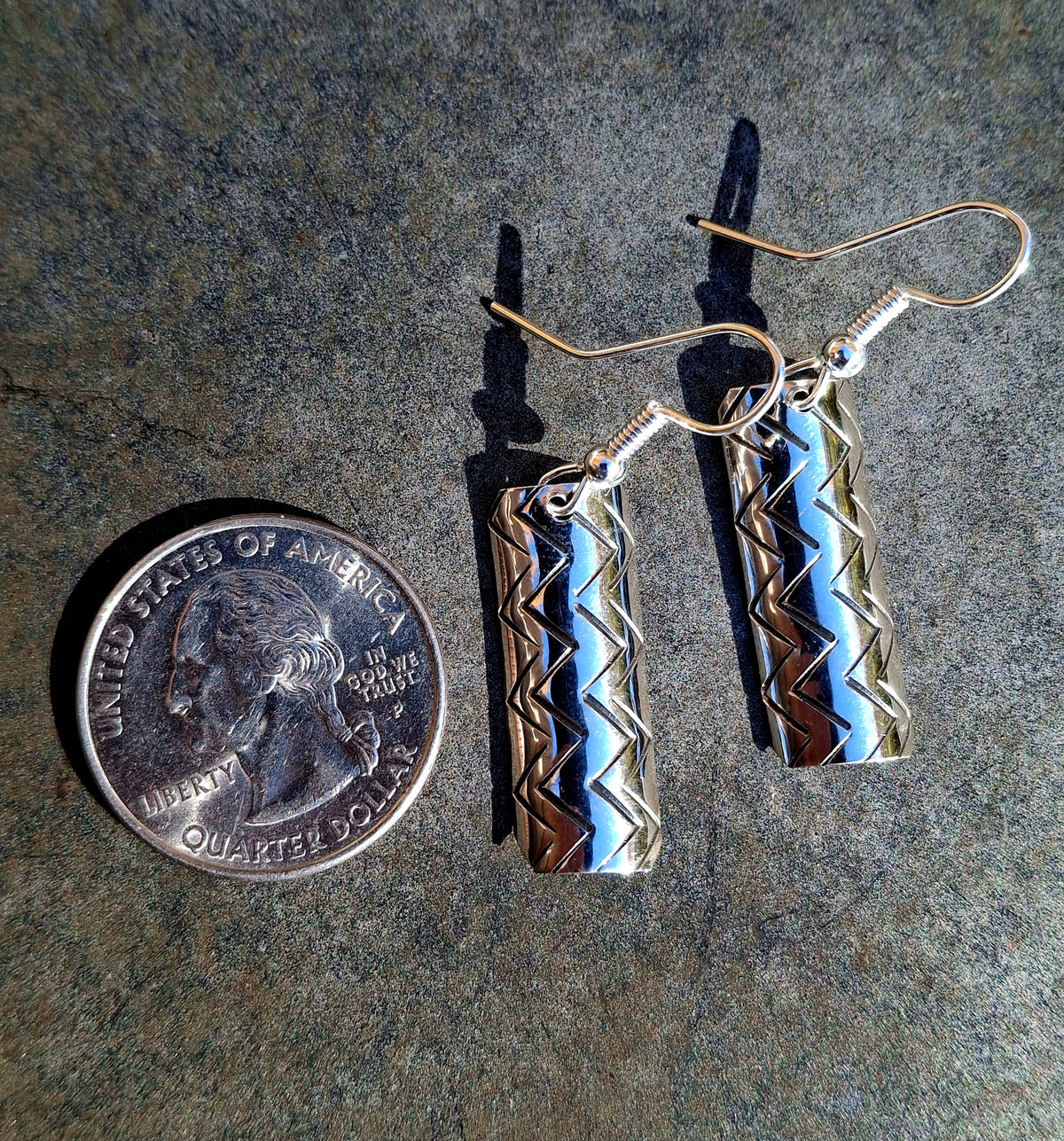 Sterling Bar Earrings