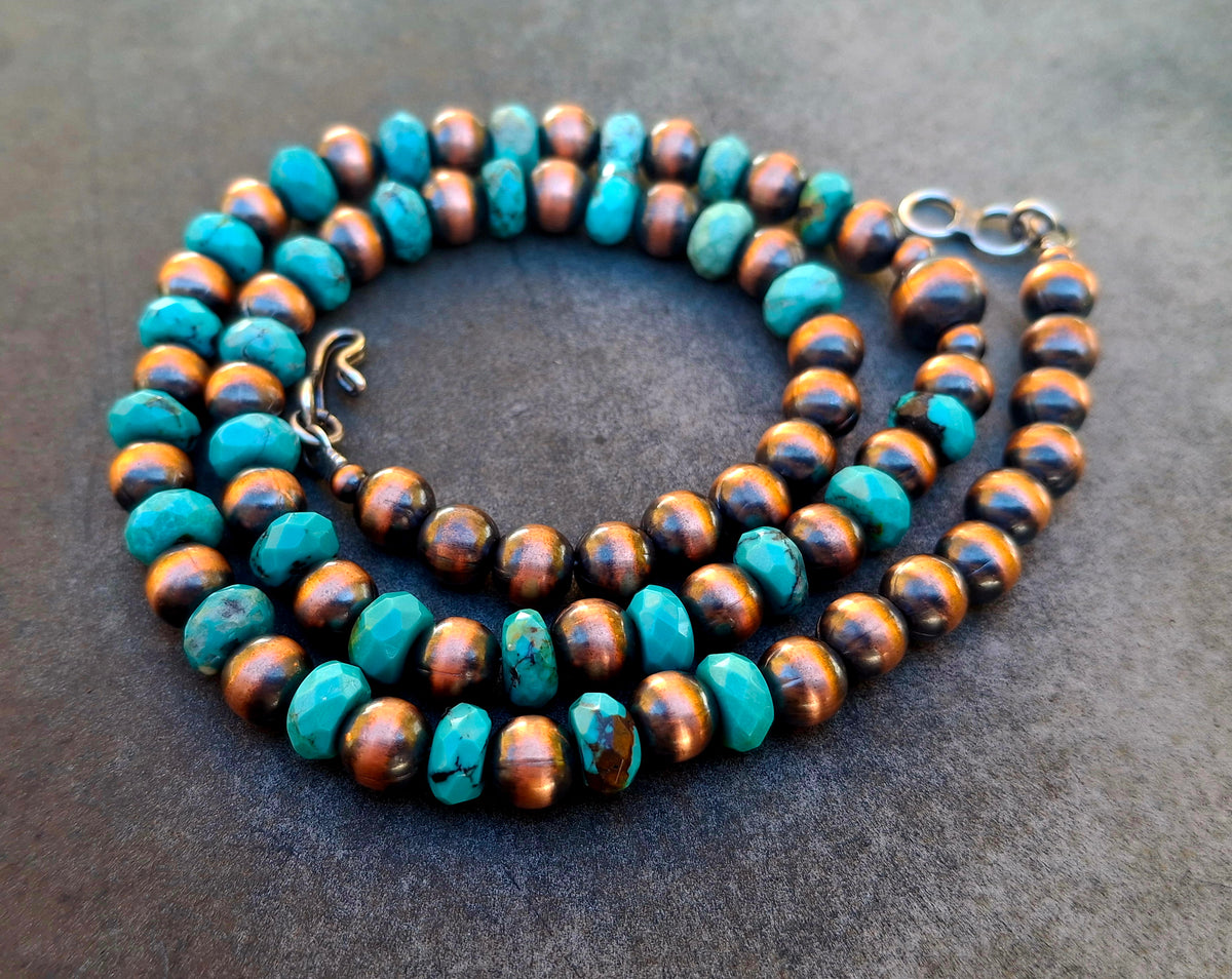 Copper/Hubei Bead Necklace