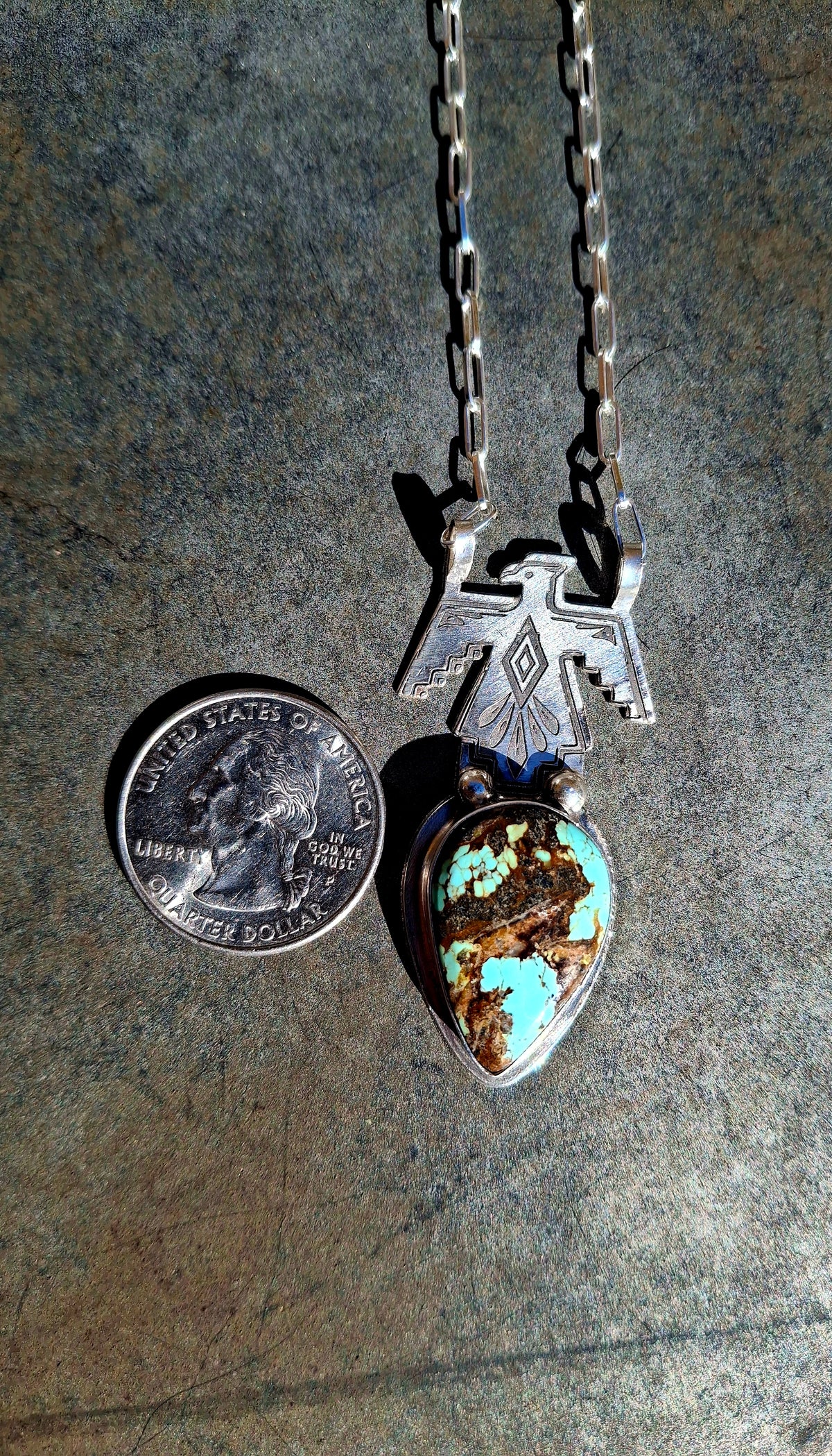 Mine 8 Thunderbird Necklace
