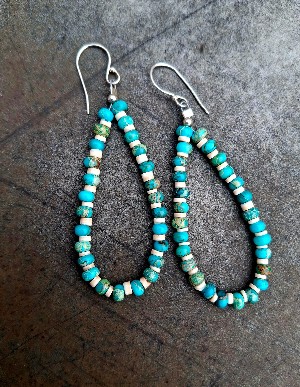 Kingman/Shell Earrings