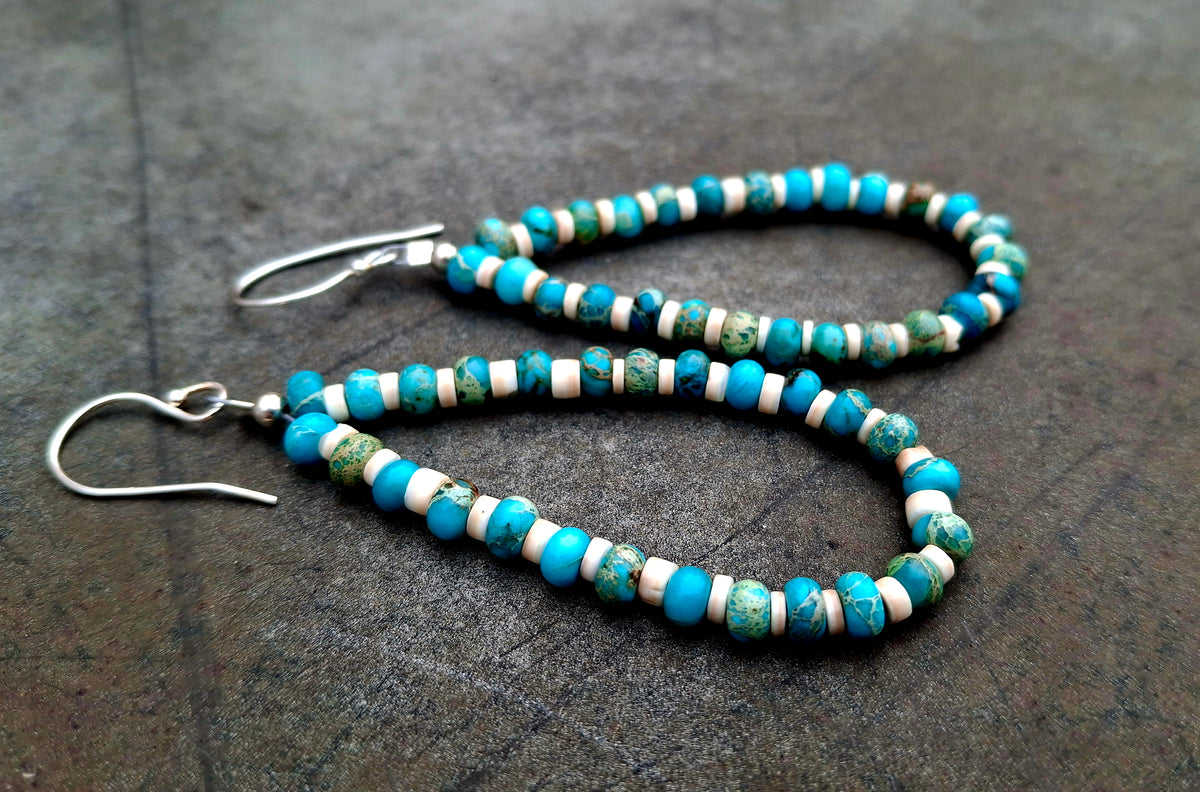 Kingman/Shell Earrings