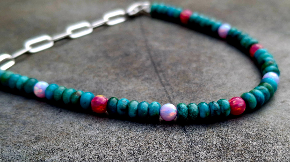 Hubei/Opal Bead Bracelet