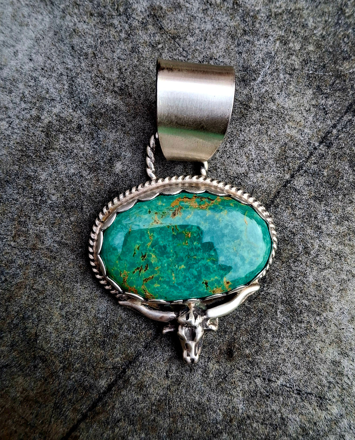 Tyrone Longhorn Pendant