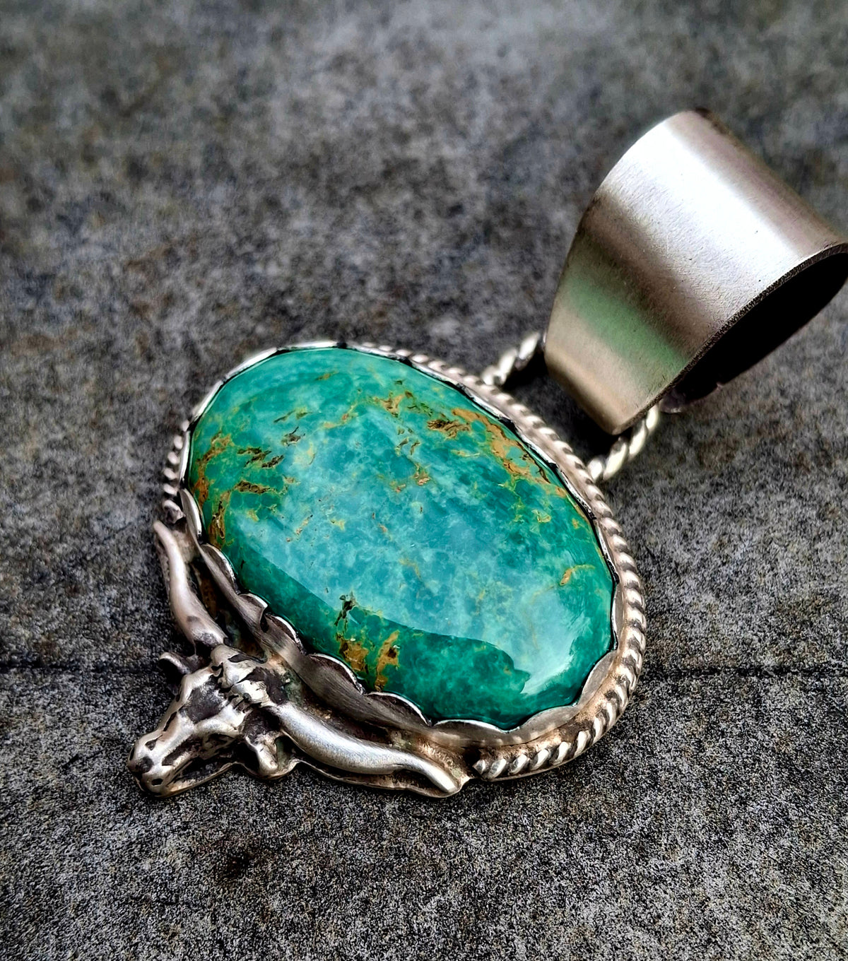 Tyrone Longhorn Pendant