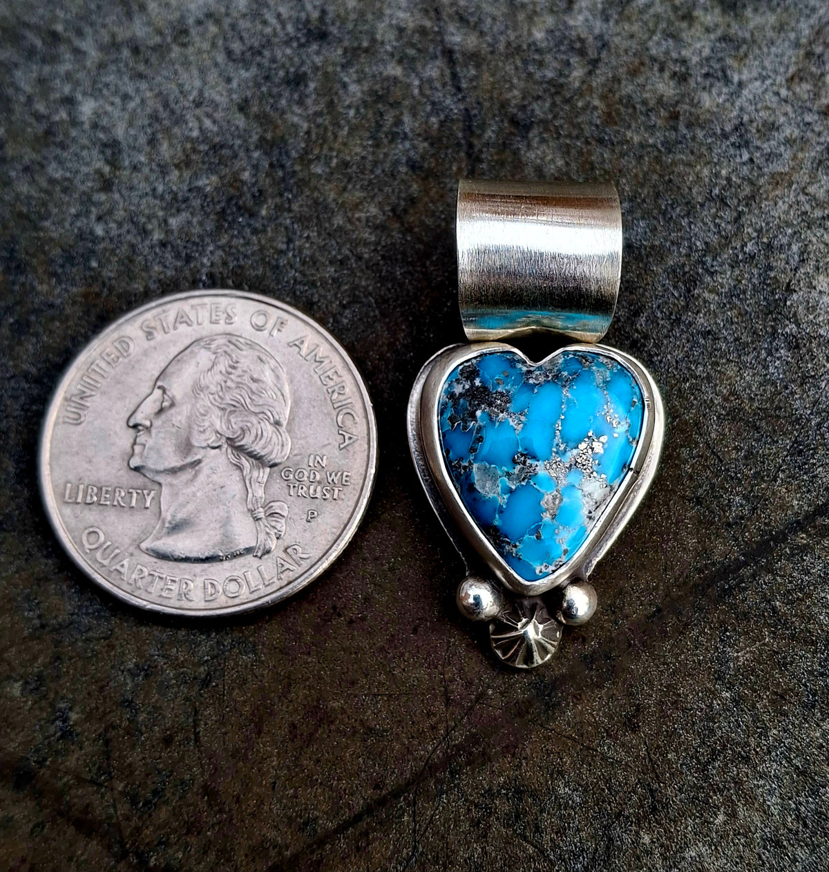 Bluebird Heart Pendant
