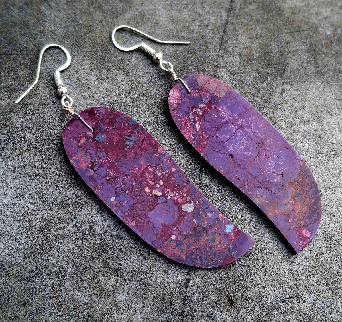 Purple Mojave Earrings