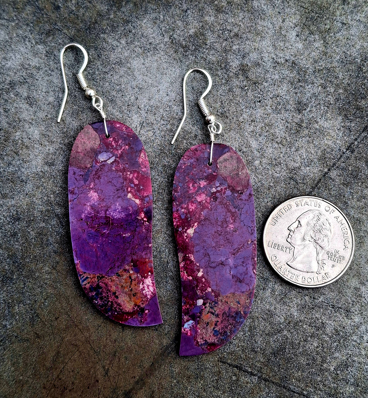 Purple Mojave Earrings