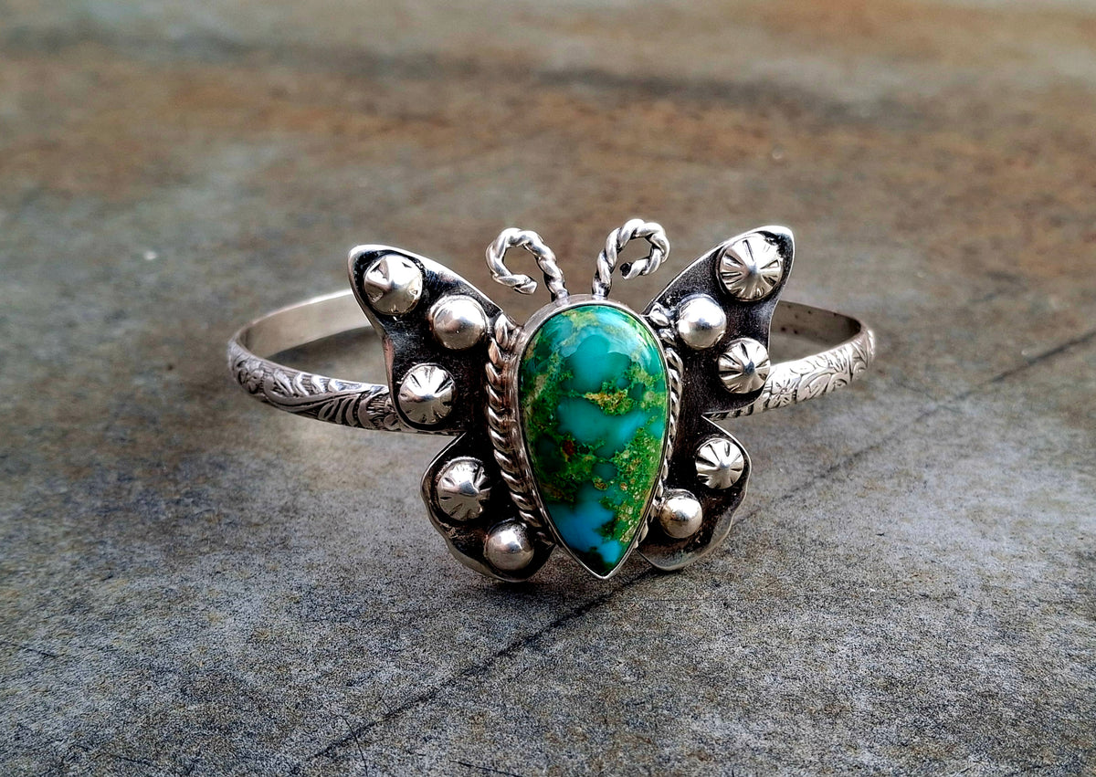 Emerald Valley Butterfly Cuff