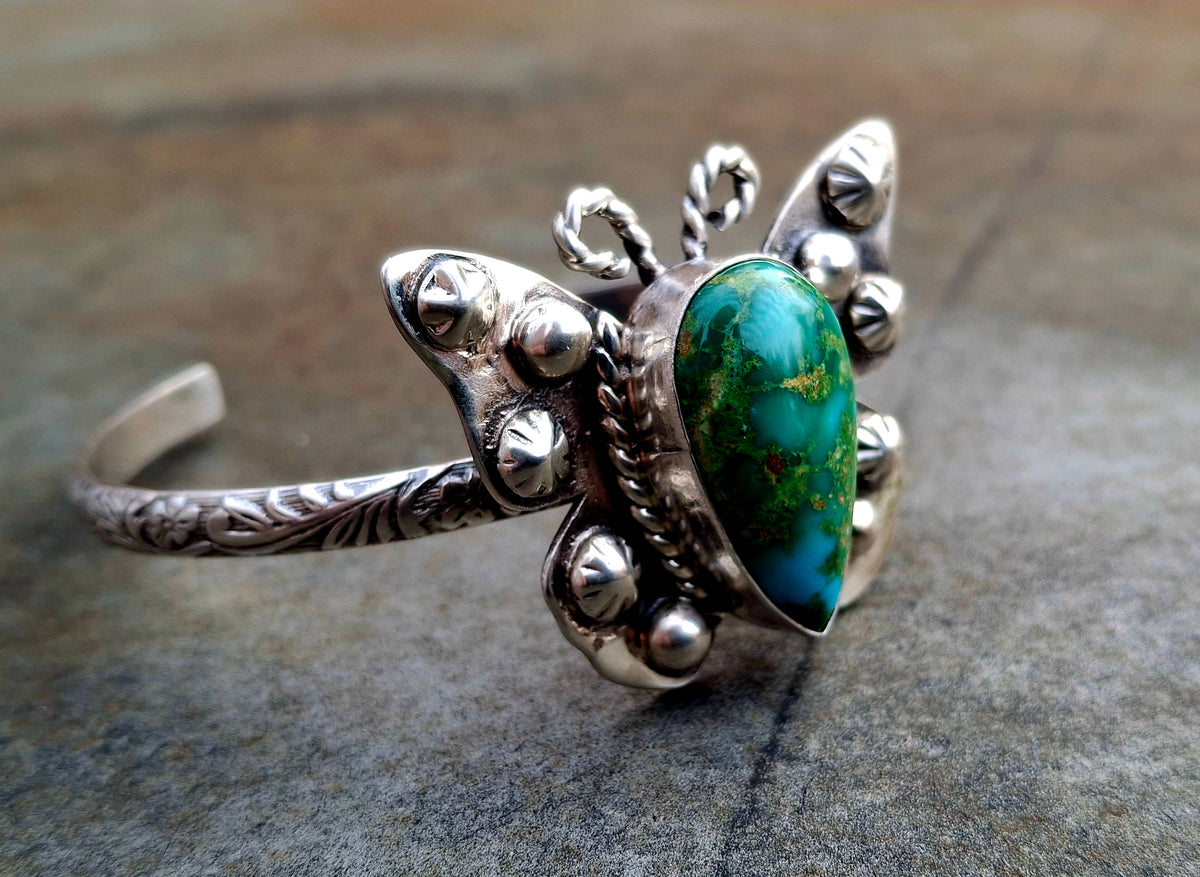 Emerald Valley Butterfly Cuff