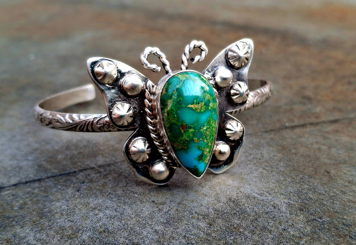 Emerald Valley Butterfly Cuff