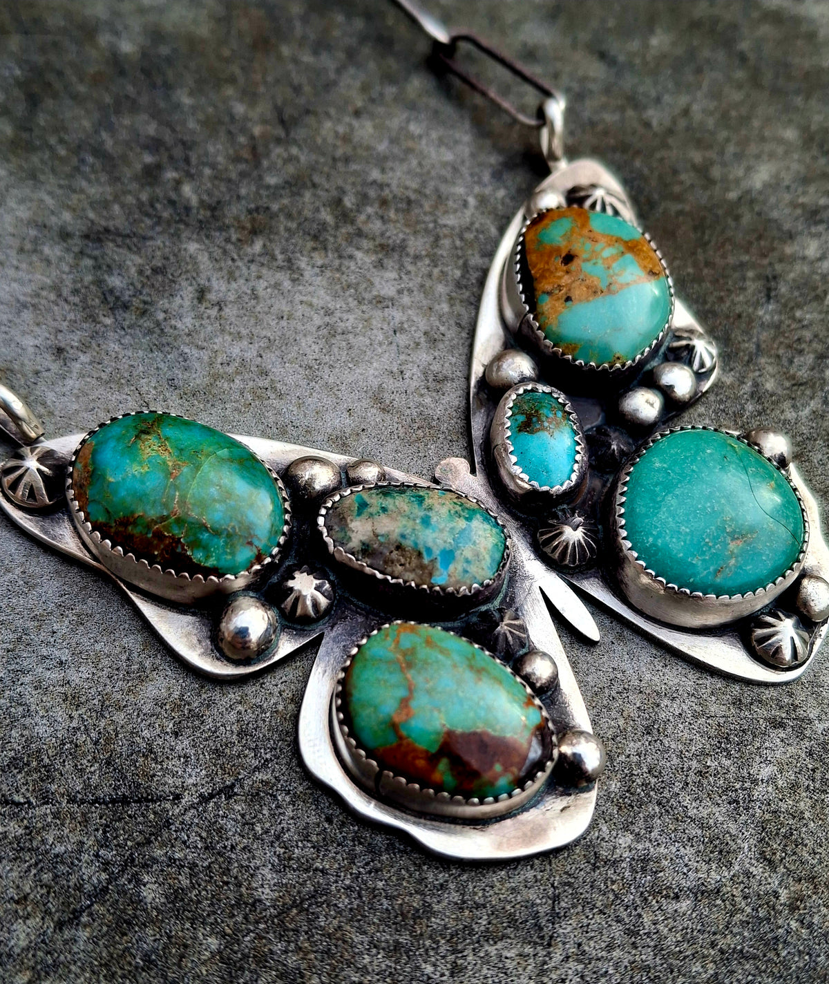 Turquoise Butterfly Necklace