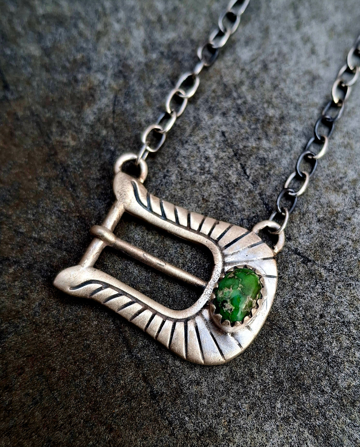 Sonoran Gold Buckle Necklace