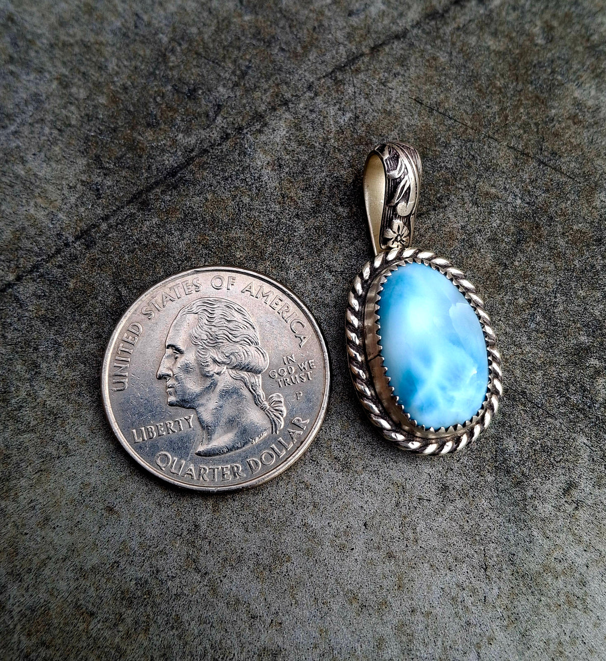 Larimar Pendant