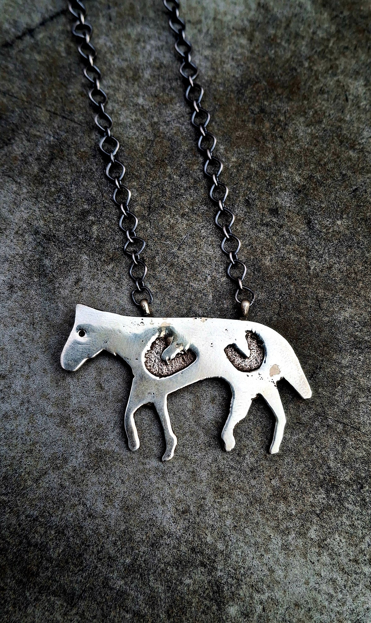 Sterling Horse Necklace