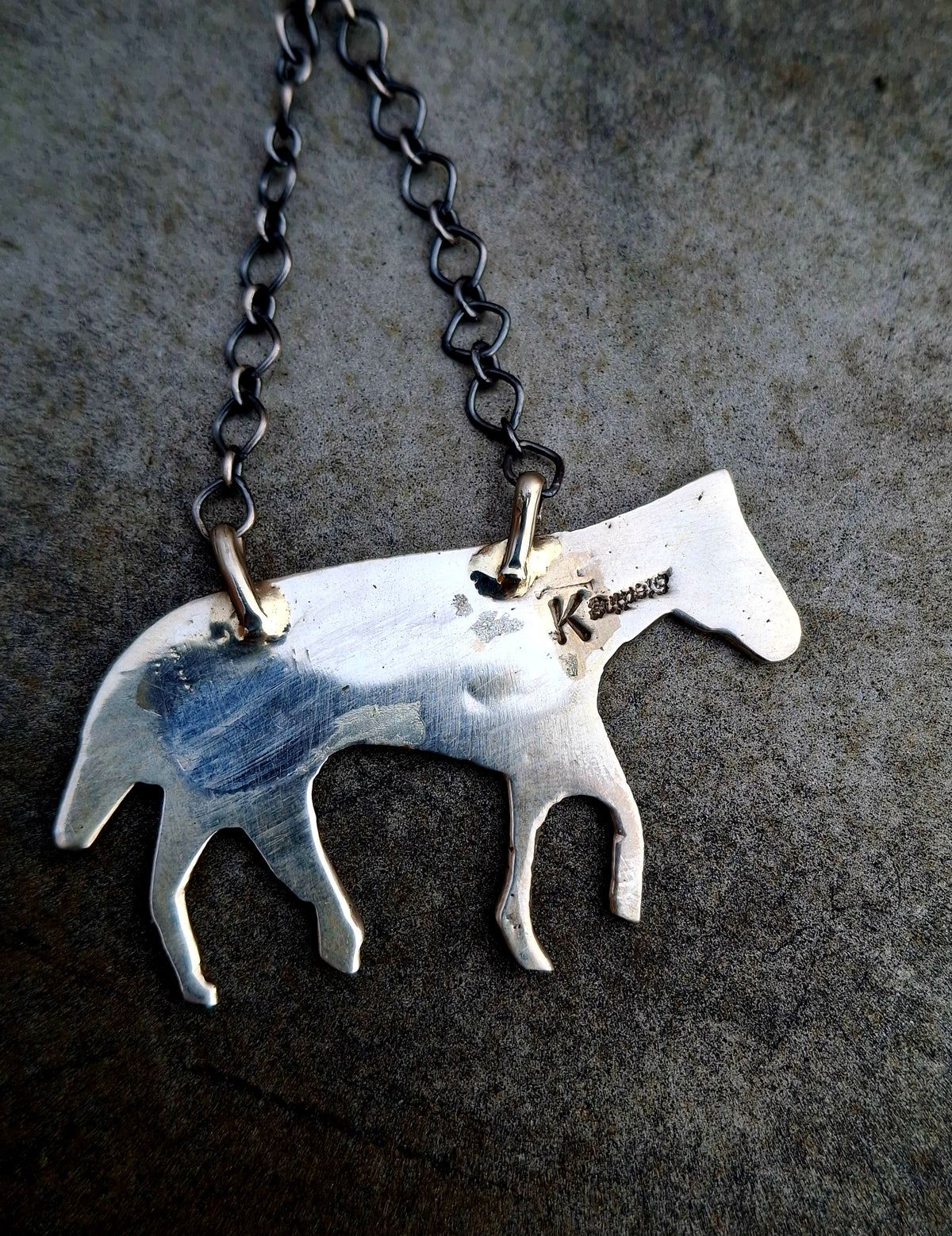 Sterling Horse Necklace