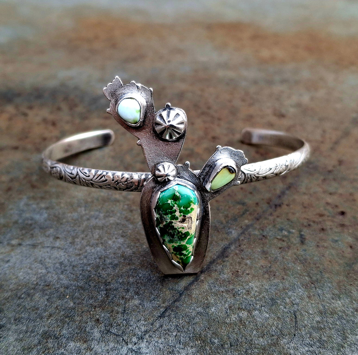 Sonoran Gold Cactus Cuff