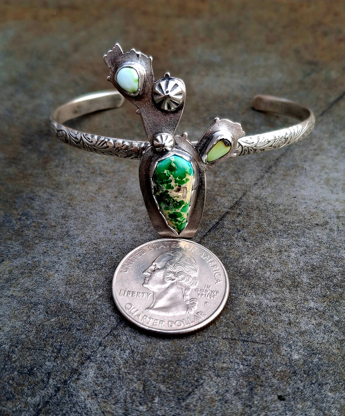Sonoran Gold Cactus Cuff