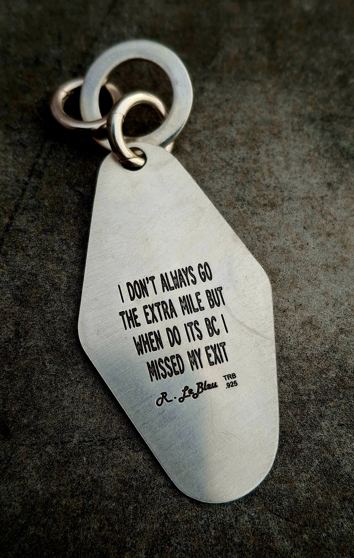 Reversible Motel Keychain/Pendant