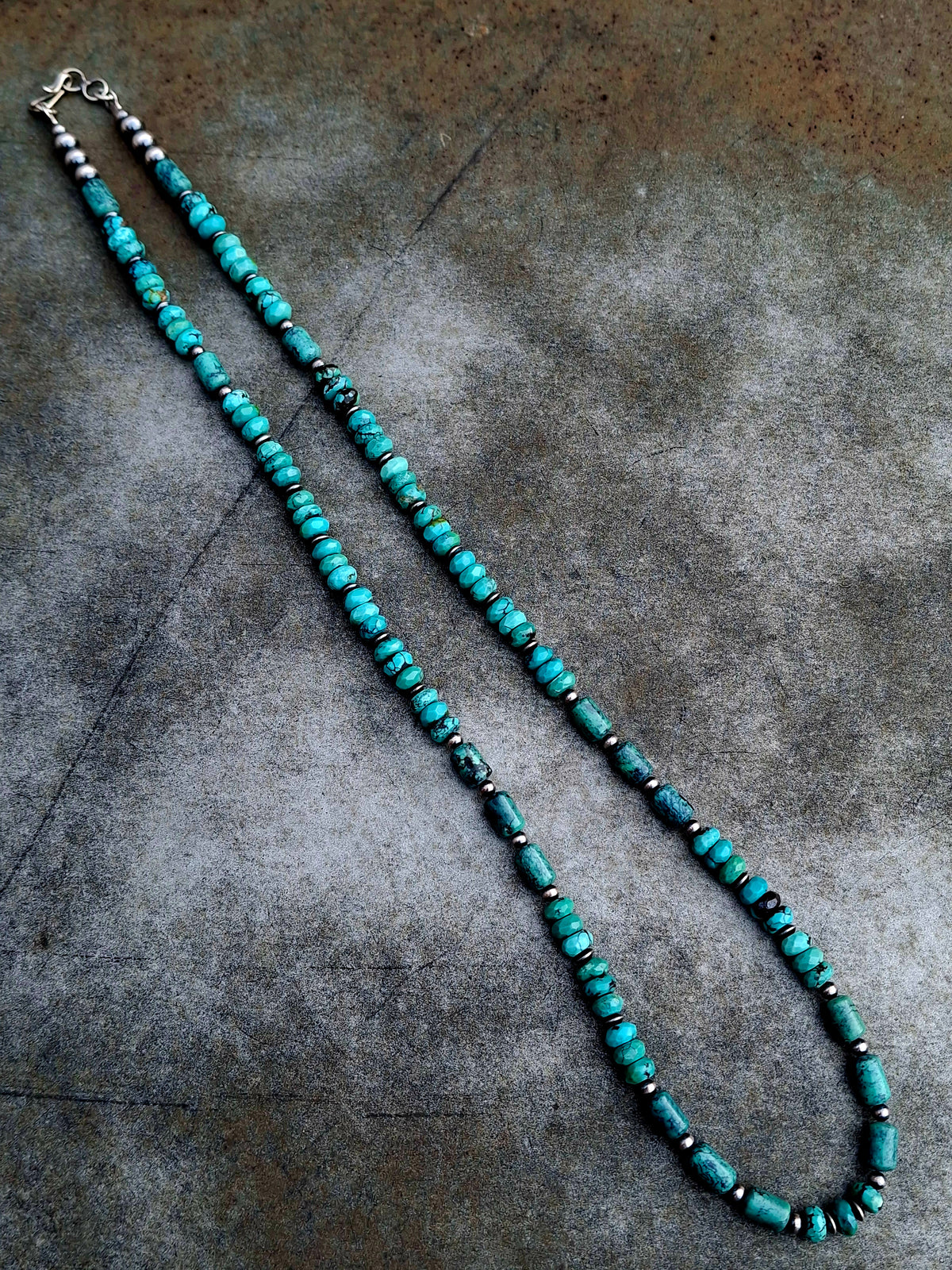Mixed Turquoise Bead Necklace