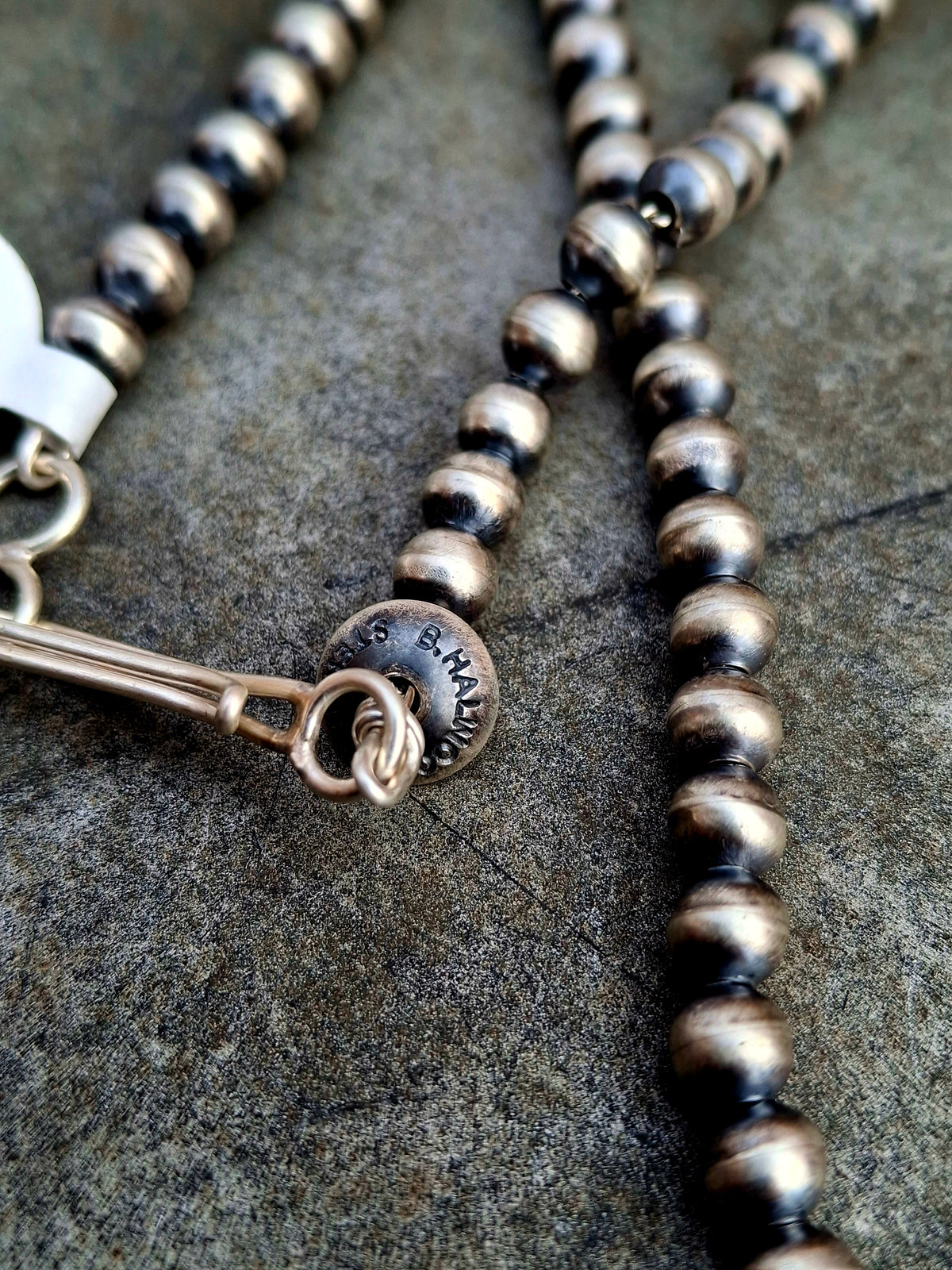 30" Handmade Navajo Pearl Necklace