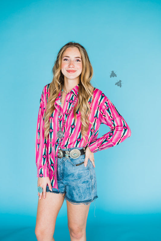 Bubble Yum Fun Button Up