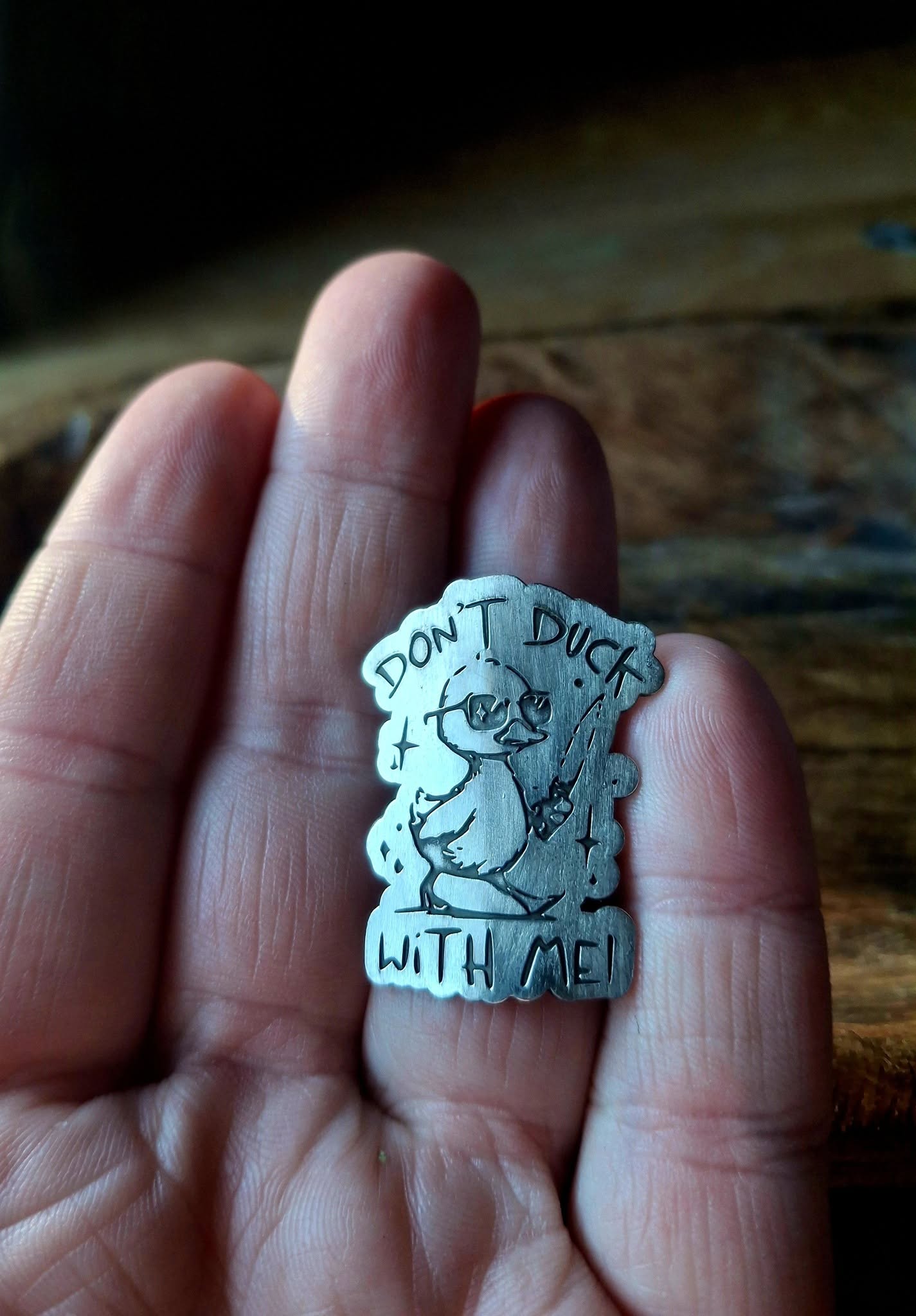 Dont Duck With Me Adjustable Ring