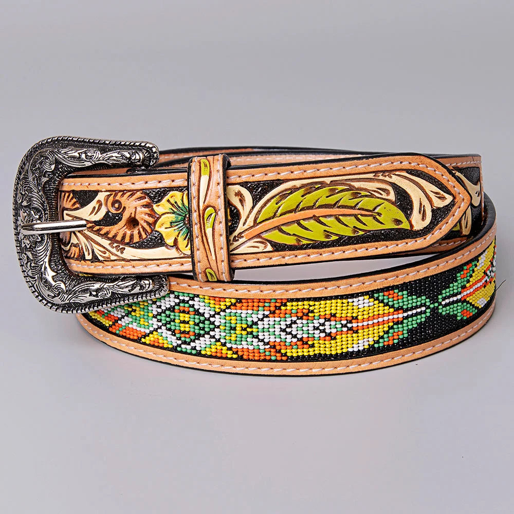 Aztec Beaded Belt #145