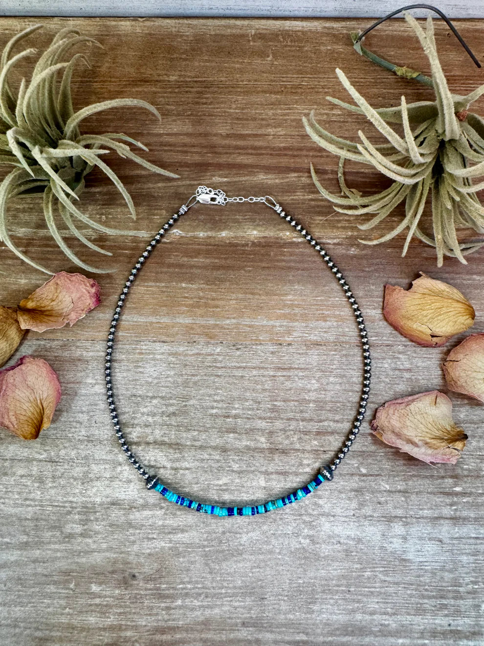 Lapis & Turquoise Heishi Choker