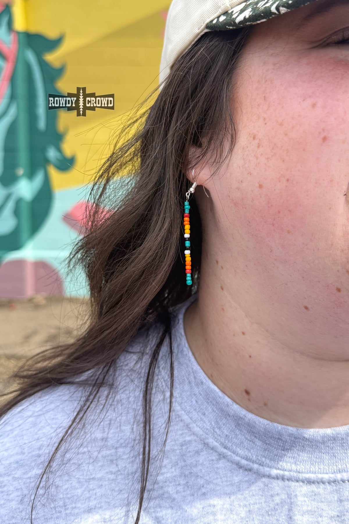 Beaded West Earrings