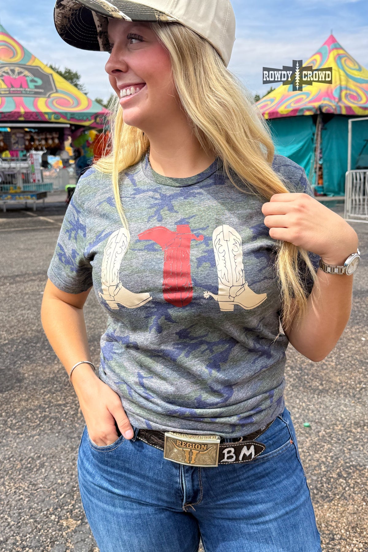 Camo Boots Tee