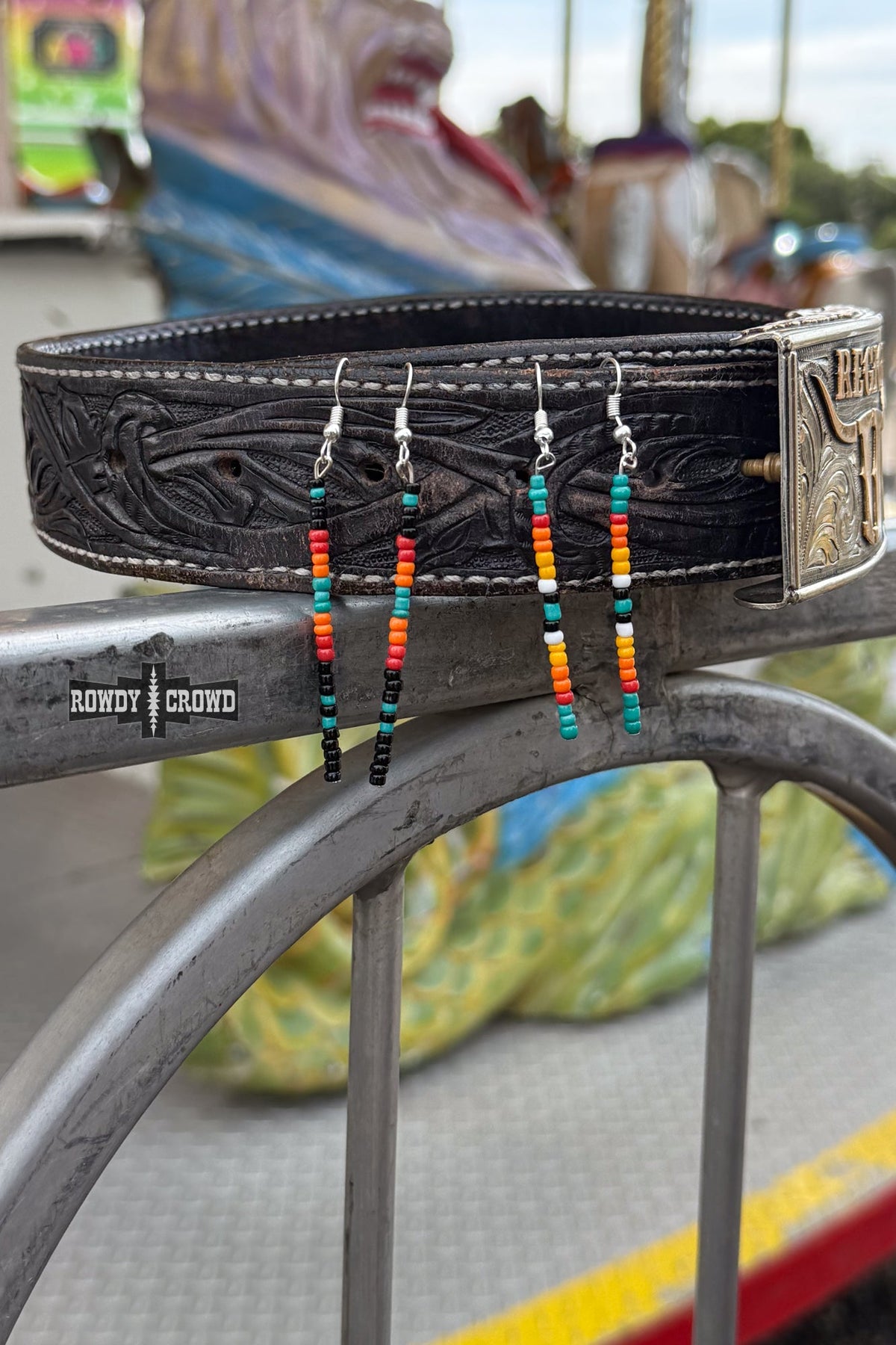 Beaded West Earrings
