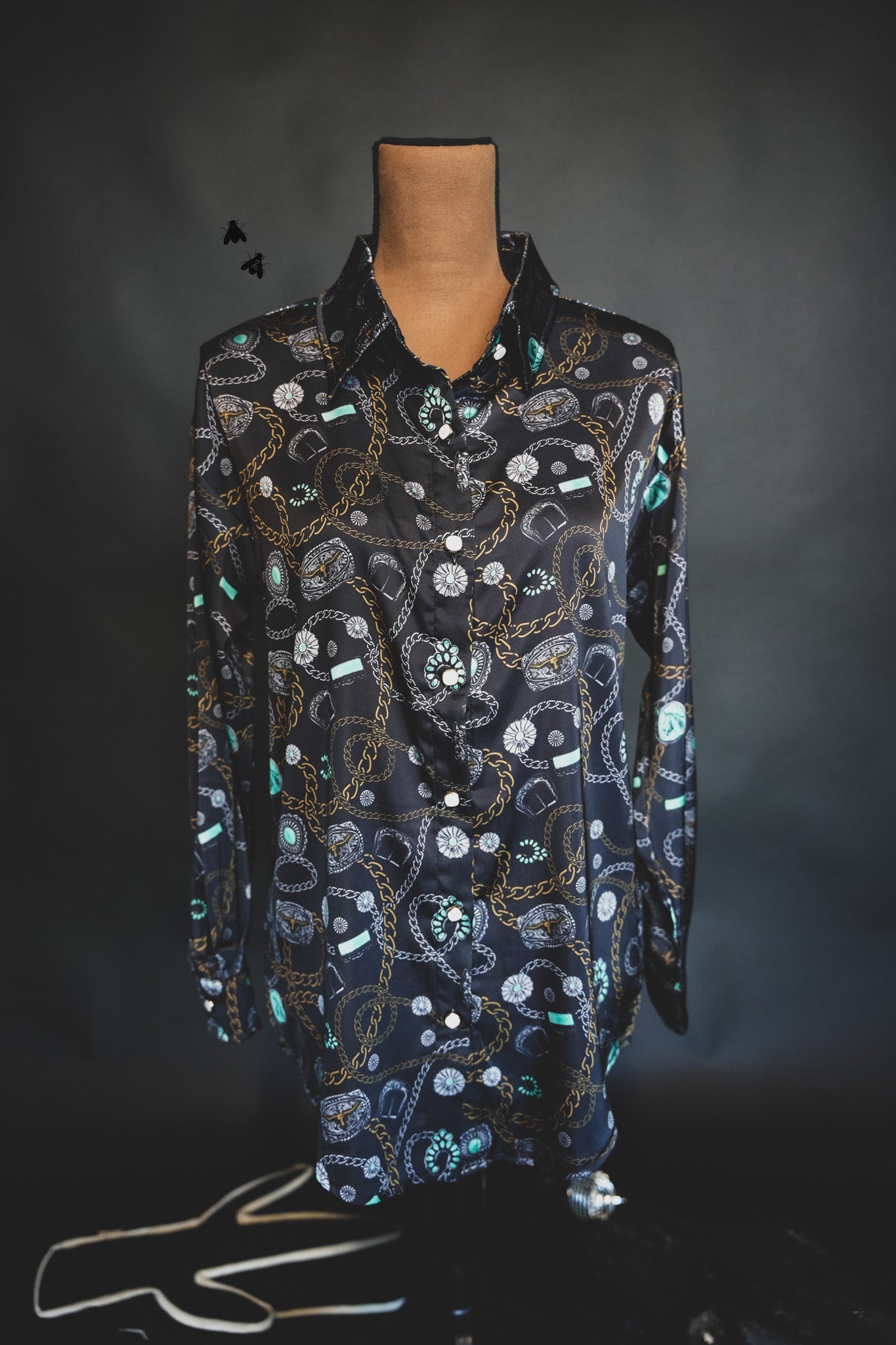 OH SNAP BUTTON UP [XL-3X ONLY]