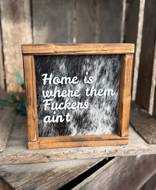 Home - Cowhide Sign