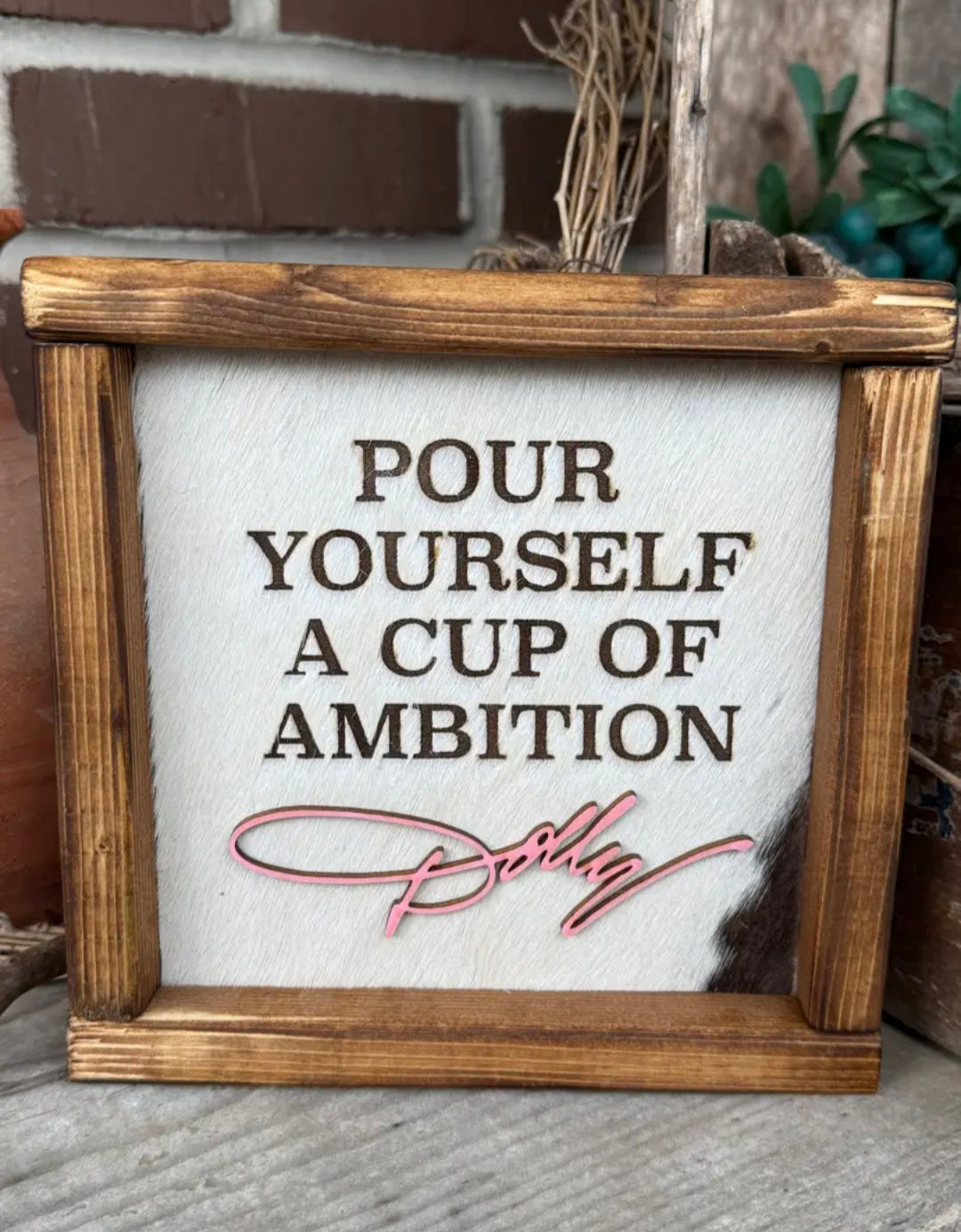 Dolly - Cowhide Sign